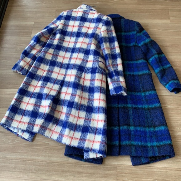 SAM New York brushed wool multicolored women’s size small pea coat made Bulgaria - Picture 13 of 17